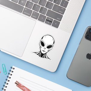 Sticker Tête d'alien