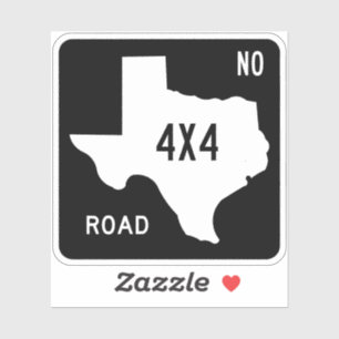 Sticker Texas Offroad Four Wheel Drive