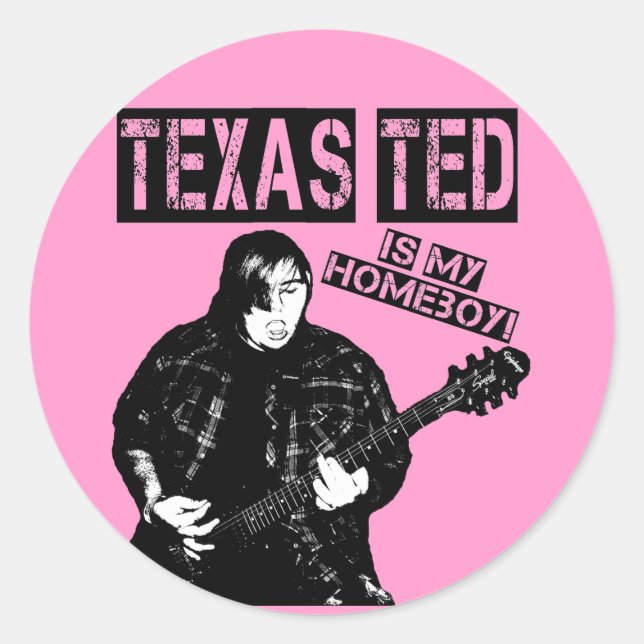 Sticker Texas Ted (Devant)