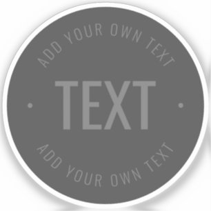 Sticker Texte et couleurs modifiables en gras