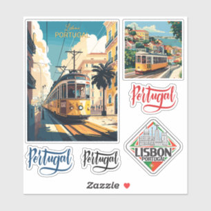 Sticker Texte personnalisé Portugal