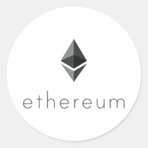 Sticker texte rond Ethereum