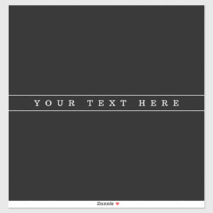 Sticker Texte Simple Et Bandes Minces