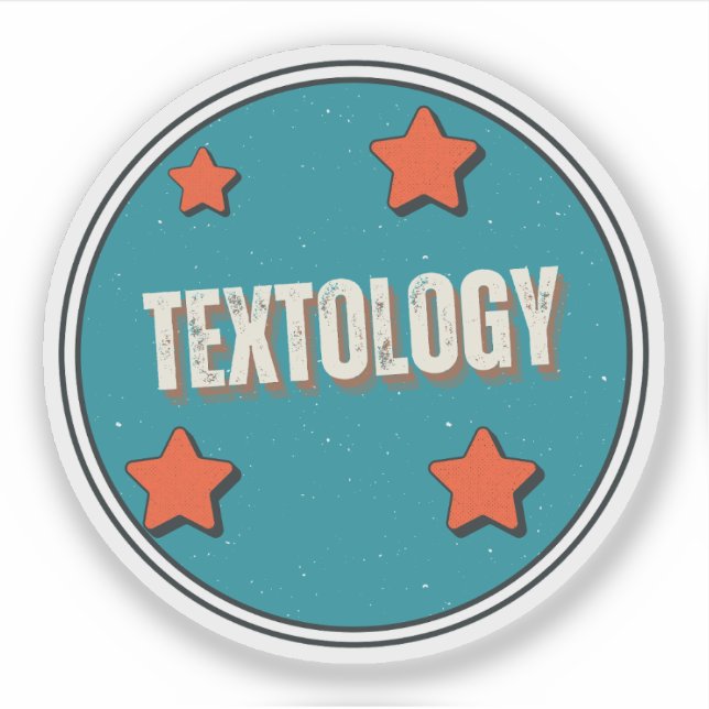 Sticker Textologie (Devant)