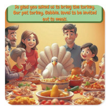 Sticker Thanksgiving traditionnel