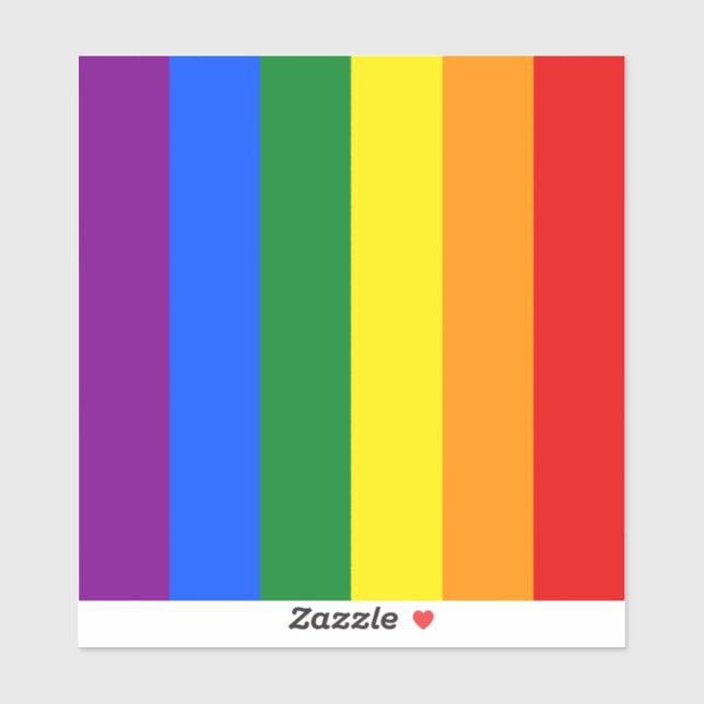 Sticker The Colors of the rainbow (Feuille)