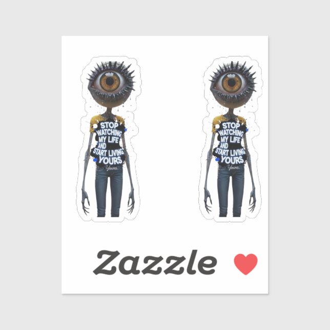 Sticker The Eye And Word Collection (Feuille)