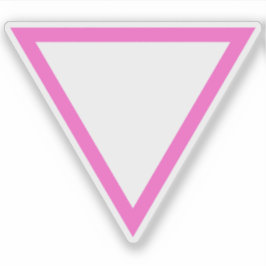 Sticker The Pink Triangle v2 - LGBT Gay Pride