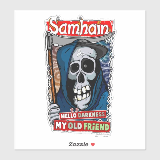 Sticker The sound of Samhain (Feuille)