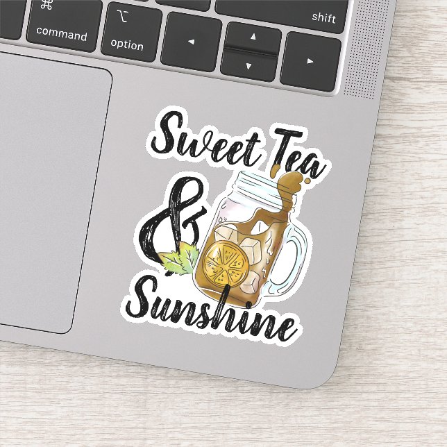 Sticker Thé sucré et soleil (Détail)