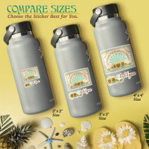 Thèmes vintage Coquillage Tournesol Nom personnali