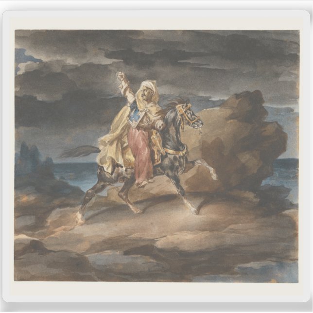 Sticker Théodore Géricault - La Giaour (Devant)