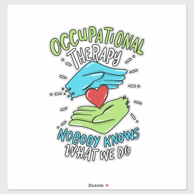 Sticker Thérapies Occupational (Feuille)
