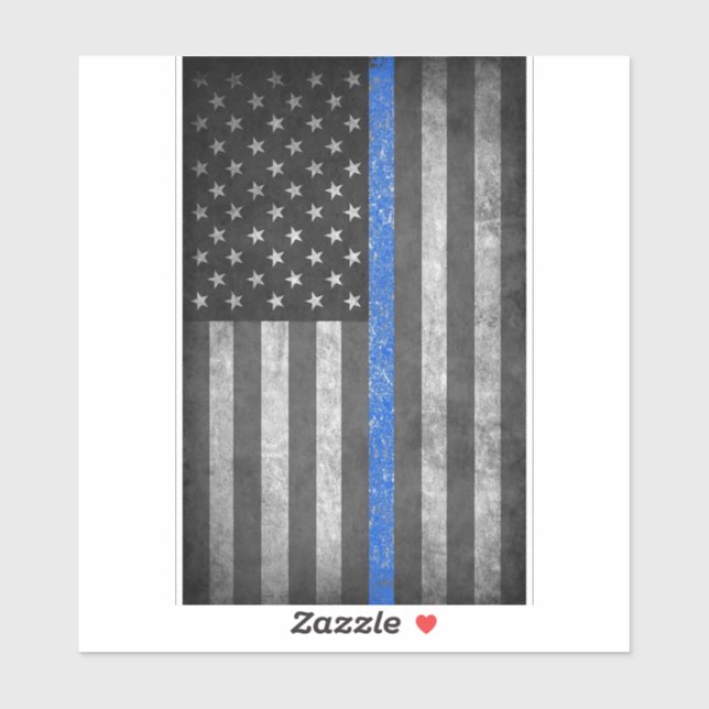 Sticker Thin Blue Line  (Feuille)