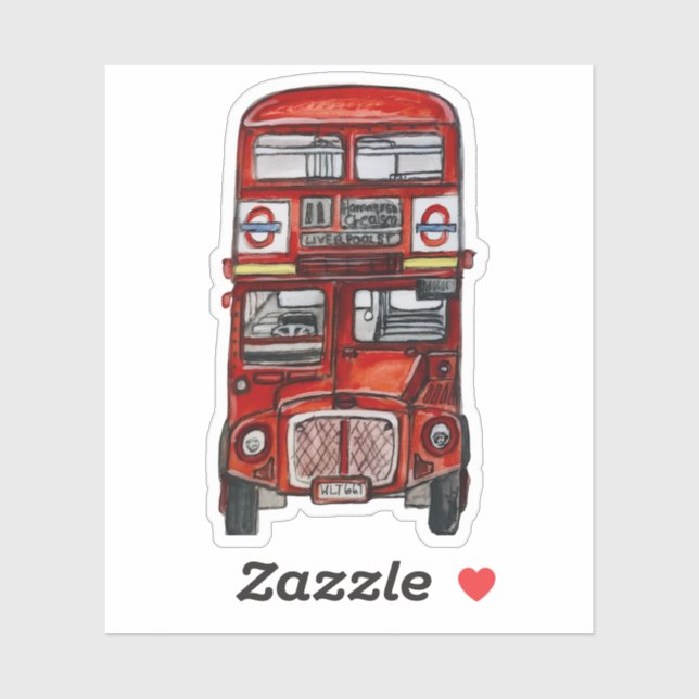 Sticker Three Buses (Feuille)