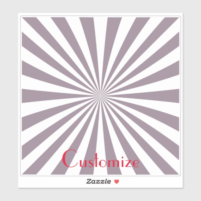 Sticker Thunder_Cove de Starburst Abstrait (Feuille)