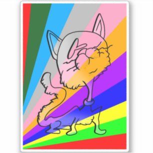 STICKER TICKME ME SILLY CAT4