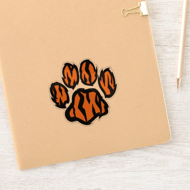 Sticker Tiger Paw (Carnet)