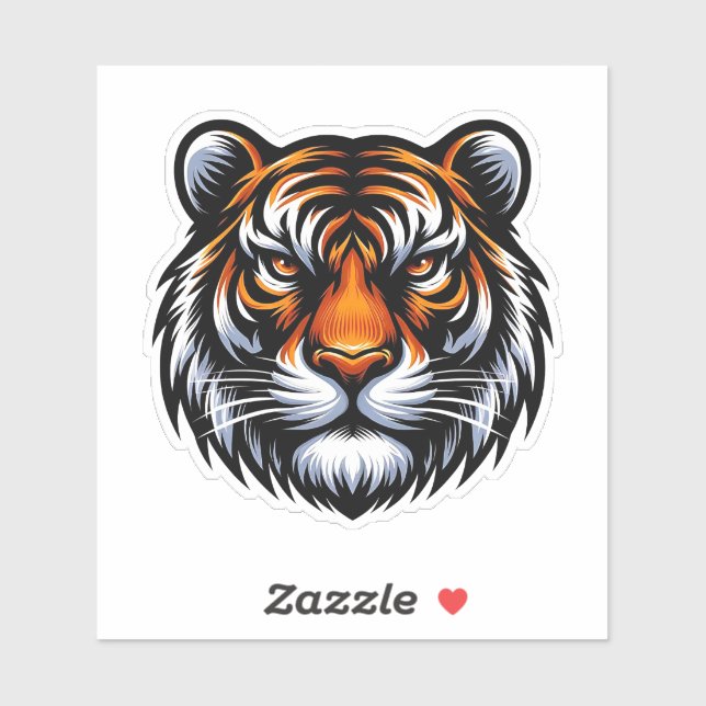 Sticker Tigre (Feuille)