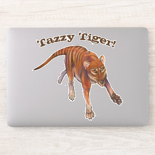 Sticker Tigre de Tazmanie Thylacine