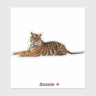 Sticker Tigre en repose