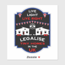 Sticker Tiny House UK