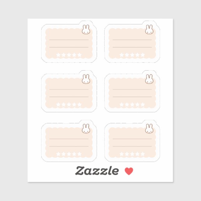 Sticker Tiny latte star ranking planner (Feuille)