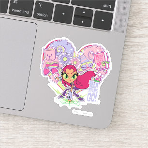 Sticker Titans Ados, allez !   Graphique de pointes cardia