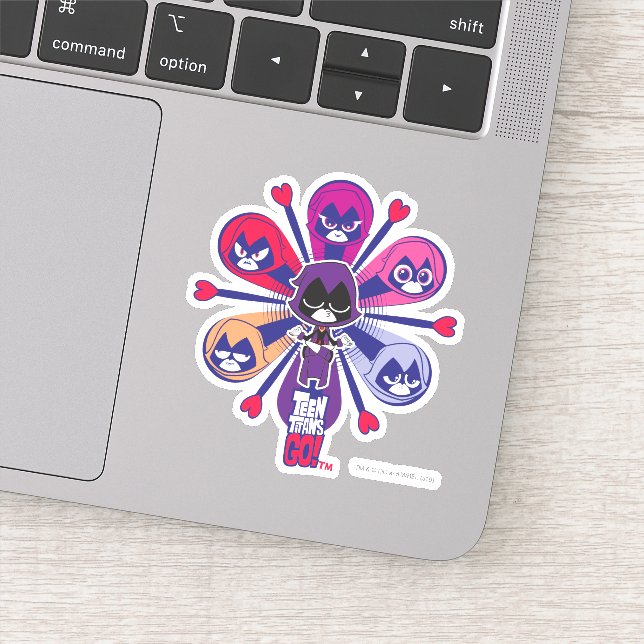 Sticker Titans Ados, partez ! | Emoticlones de Raven (Détail)