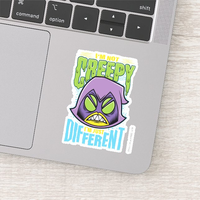 Sticker Titans Ados, partez ! | Raven "Pas Déplaisant je s (Détail)