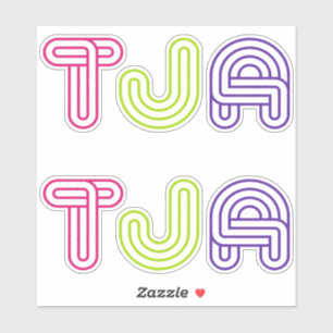 Sticker Tja, mot allemand, Deutsches Wort