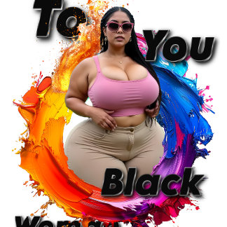 Sticker To You, Black Woman 