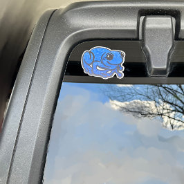 Sticker Toad bleu