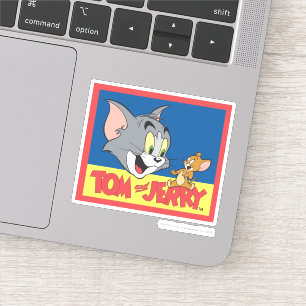 Sticker Tom And Jerry Logo Flat