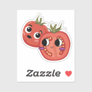 Sticker Tomate en admiration 