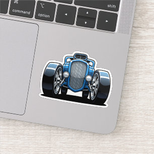 Sticker Toon Hotrod Art