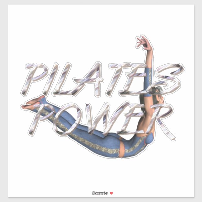 Sticker TOP Pilates Power (Feuille)