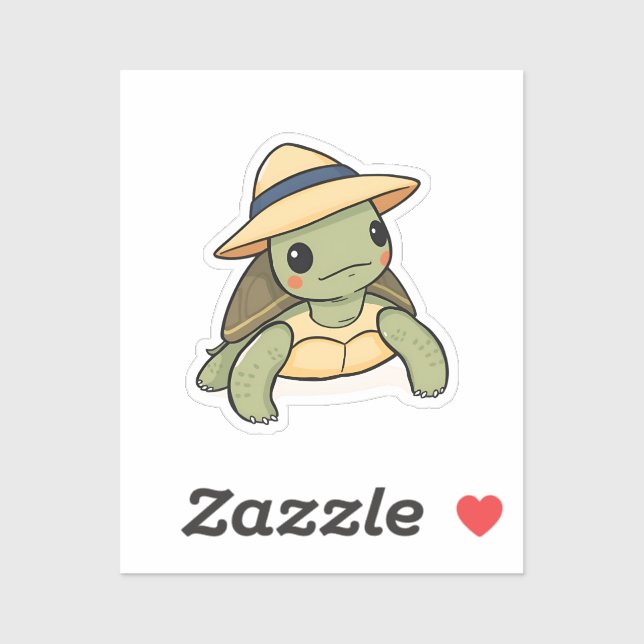 Sticker Tortue (Feuille)