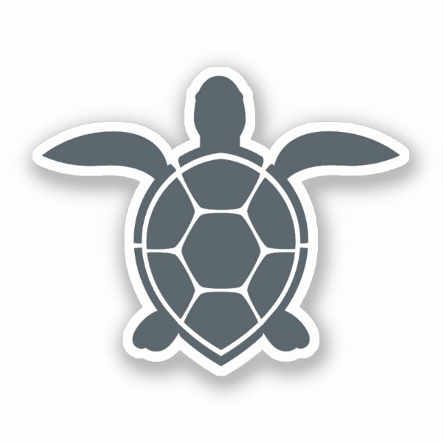 Sticker Tortue de mer (Recto)