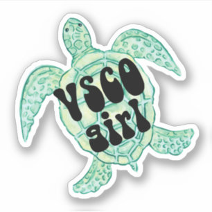 Sticker Tortue de mer vsco fille