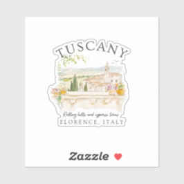 Sticker Toscane Italie Voyage Florence