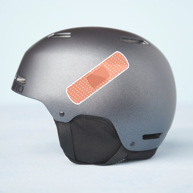 Sticker Touche de guérison : illustration de pansement (Côté casque)