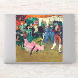 Sticker Toulouse-Lautrec - Marcelle Lender, Danse Bolero