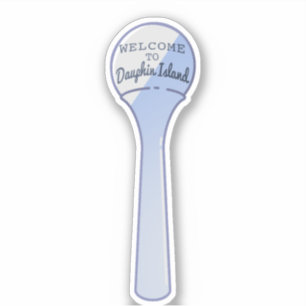 Sticker tour d'eau de l'île Dauphin.