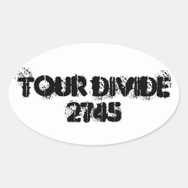 Sticker Tour Divide (Devant)
