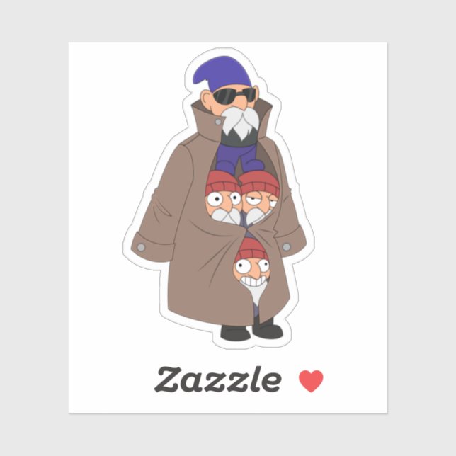 Sticker tour nain (Feuille)