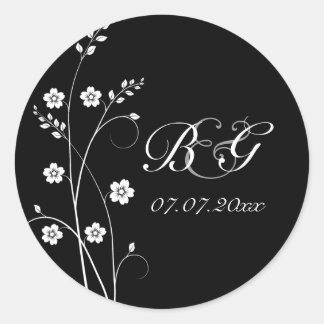 Sticker tourbillonnant Blooms