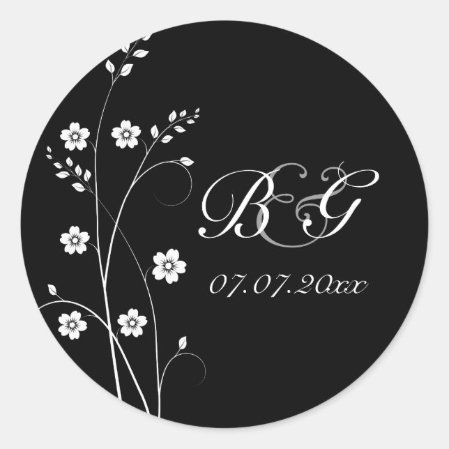Sticker tourbillonnant Blooms (Devant)