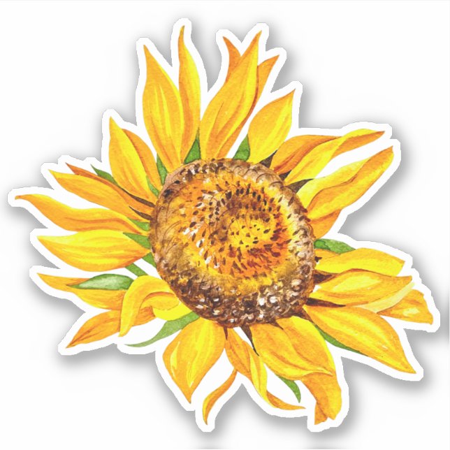 Sticker tournesol (Devant)
