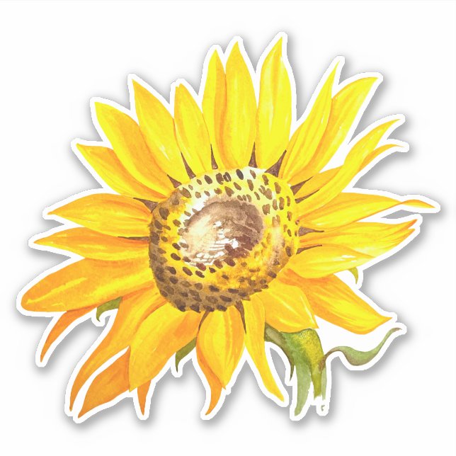 Sticker tournesol (Devant)